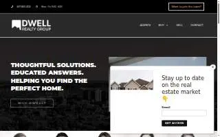 Dwell Realty Group website