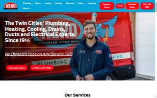 Hero: Plumbing, Heating, Cooling, Drains, Ducts & Electrical