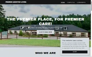Premier Care- an Assisted Living facility of Millbrook website