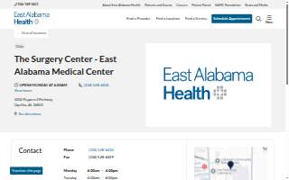 The Surgery Center - East Alabama Medical Center