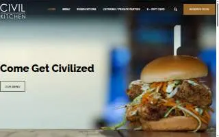 Civil Kitchen website