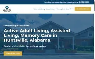 Star Pointe Senior Living website