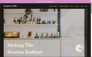 Kingdom Coffee of Springfield website