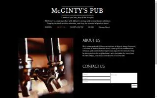McGinty's Pub website