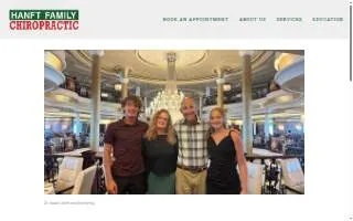 Hanft Family Chiropractic website