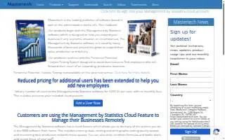 MasterTech Plumbing, Heating, and Cooling website