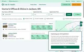 Oak Street Health Jackson West Primary Care Clinic website