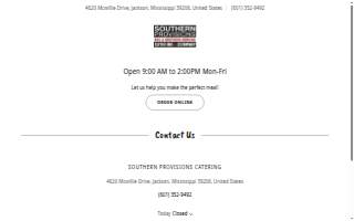 Southern Provisions Catering