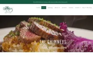 The Chimneys Restaurant website