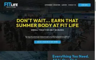 Fitlife Studio website