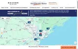 Charleston Build on Your Lot - David Weekley Homes website