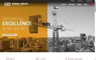 Hensel Phelps Construction Co. Corporate Office website