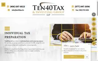 Ten40Tax, LLC website