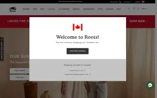 Roots Salon of Fayetteville website