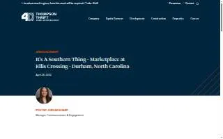 It's a Southern Thing - Ellis Crossings website