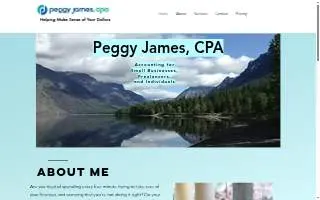 Peggy James, CPA, PLLC website