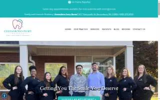 Greensboro Ivory Dental website