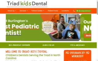 Triad Dentistry website