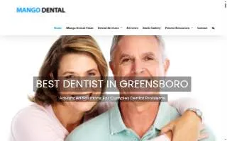 Mango Dental website