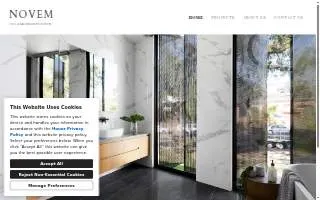 Novem Kitchens and Baths website