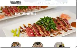 Painted Plate Catering of Greensboro website