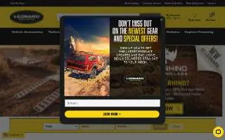Leonard's Express Caldwell Terminal website