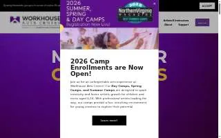 The Workhouse Fitness website
