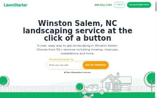 Landscaping Winston Salem NC website