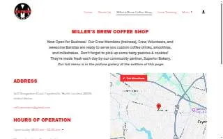 Miller's Brew website