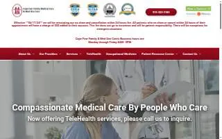 Cape Fear Family Medical Care website
