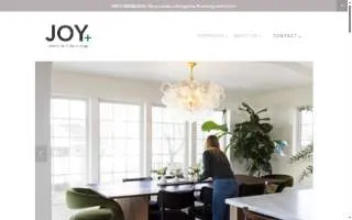Joy Architecture + Interior Design website