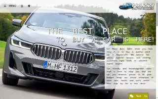 Hazzi Auto Sales website