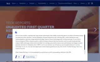 Teck Construction website