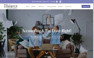 Balance Tax and Accounting of Fargo website