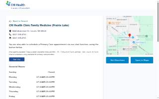 CHI Health Clinic Family Medicine (Prairie Lake)