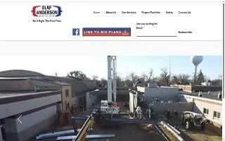 Olaf Anderson Construction website
