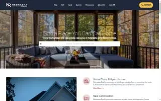 Nebraska Realty of Lincoln website