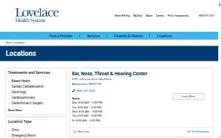 Women's Hospital Pavilion website