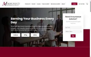 Merchants Pub & Plate website