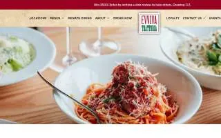 Evviva Trattoria Nashua website