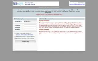 Basy's Accounting Services website