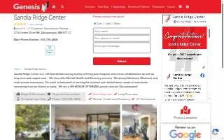 Sandia Ridge Center website