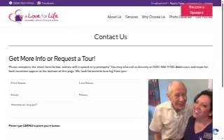 A Love For Life website