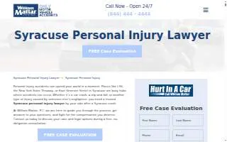 William Mattar Syracuse Accident Lawyers website