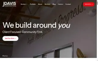 J. Davis Construction website