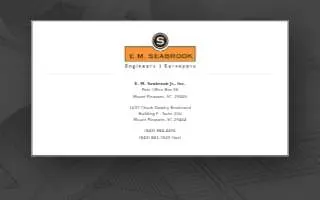 E M Seabrook Jr Inc website