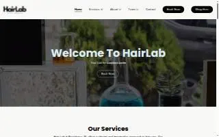 Hairlab website