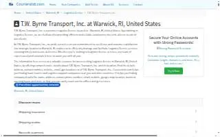 T.W. Byrne Transport, Inc. website