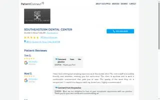 Southeastern Dental Center website