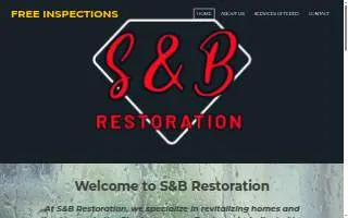 S&B Restoration website